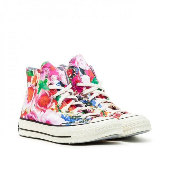 Converse Multicolor Floral Chuck 70 High Men's Shoes Size 9 - Picture 1 of 4